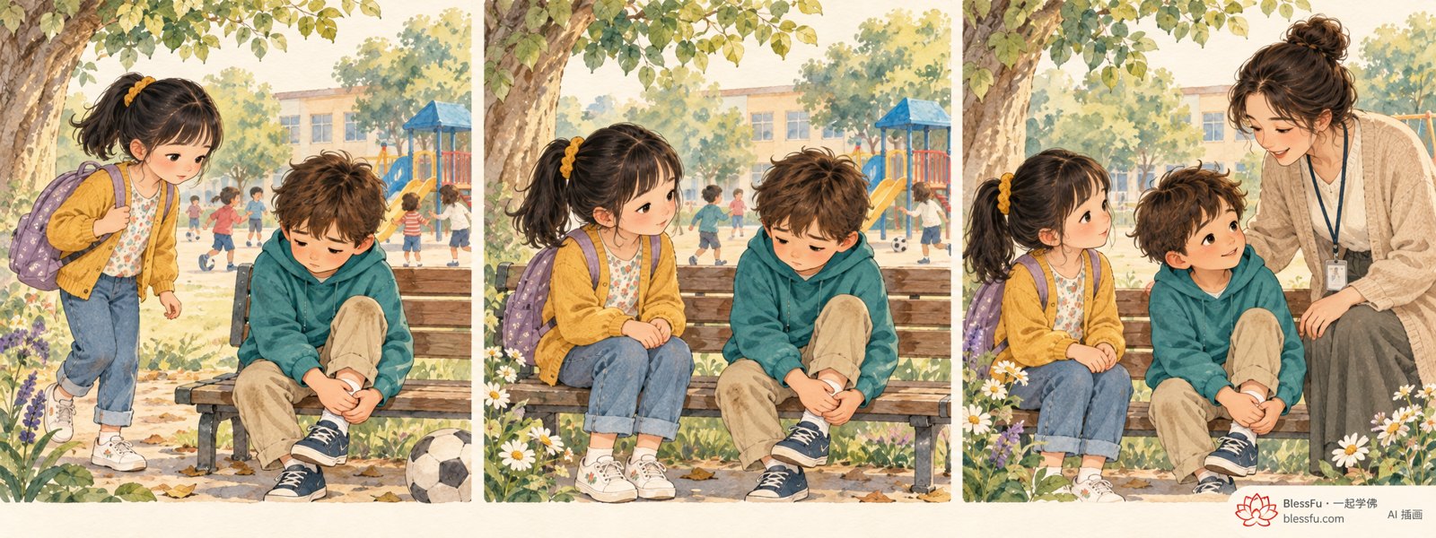 什么是慈悲？ · 课程故事插画