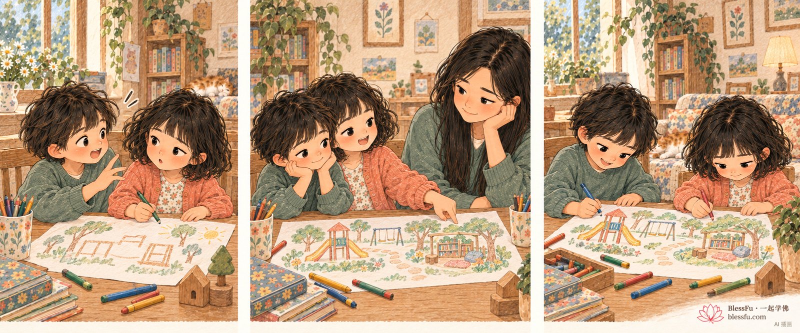 先听完，再说话 · 课程故事插画