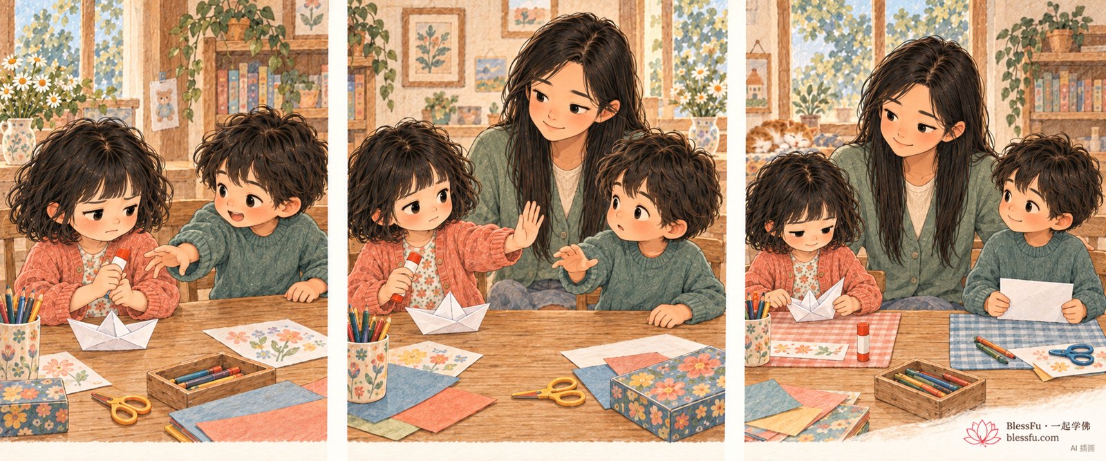 善良也可以说“不” · 课程故事插画