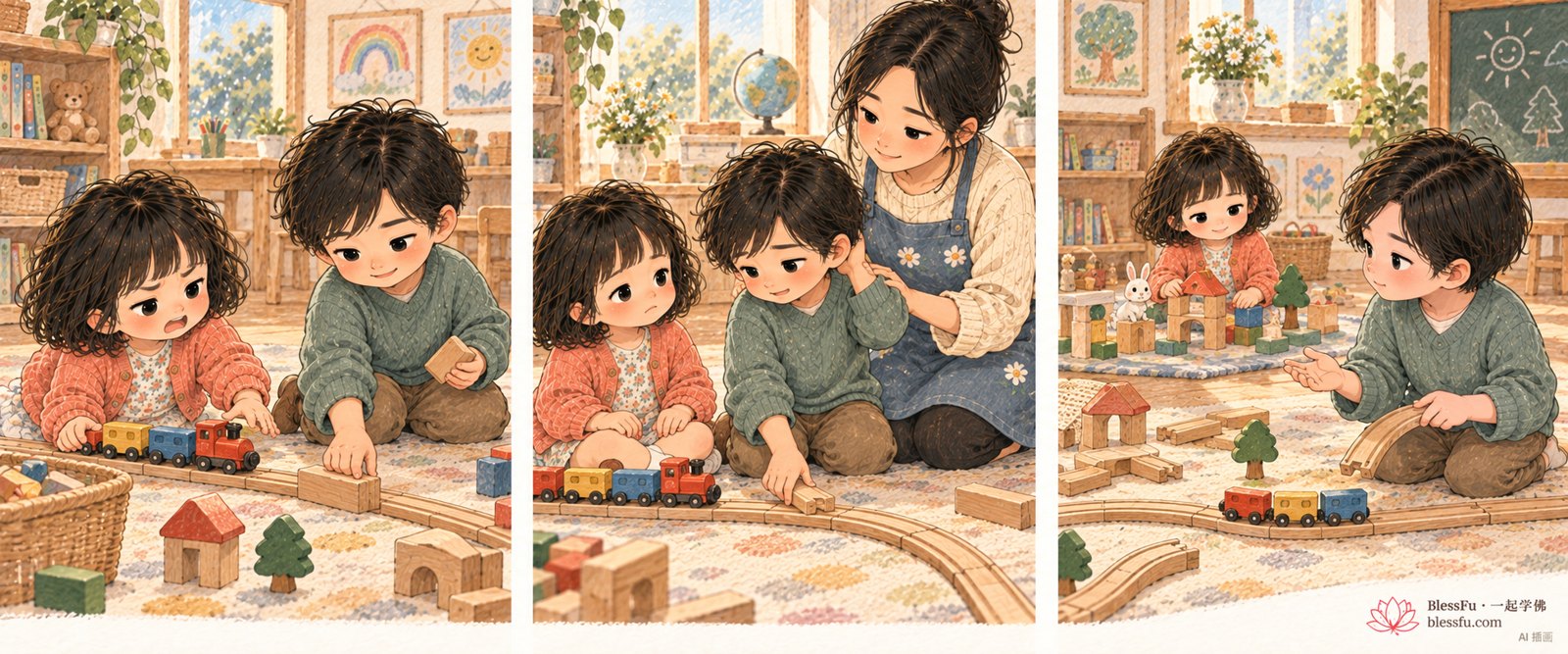 小行动，会留下影响 · 课程故事插画