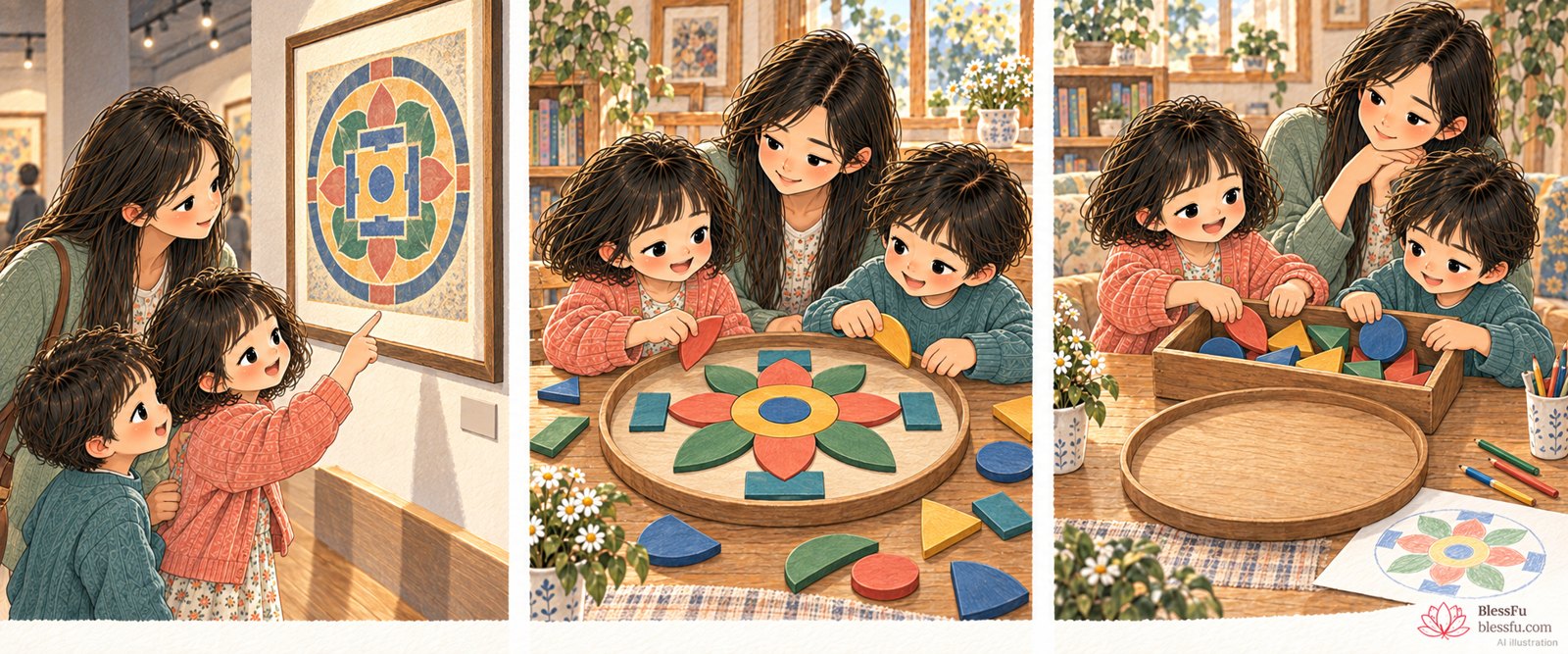 美丽的坛城 · 课程故事插画