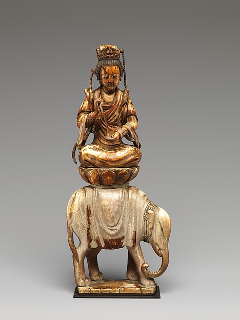普贤菩萨骑象像，12—14世纪，中国。