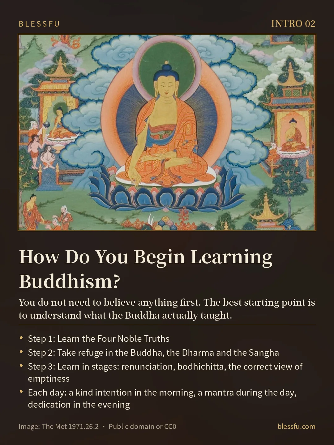 How Do You Begin Learning Buddhism?