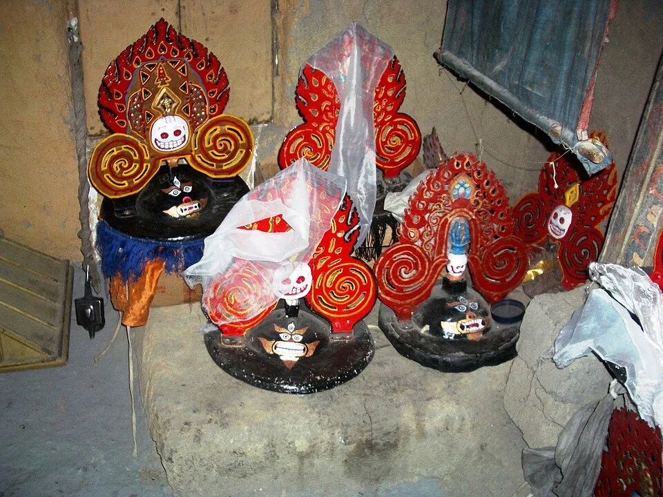 印度斯皮蒂丹卡寺的朵玛／酥油塑形供品